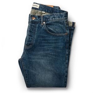 Taylor Stitch The Slim Jean in White Oak Cone Denim Selvage